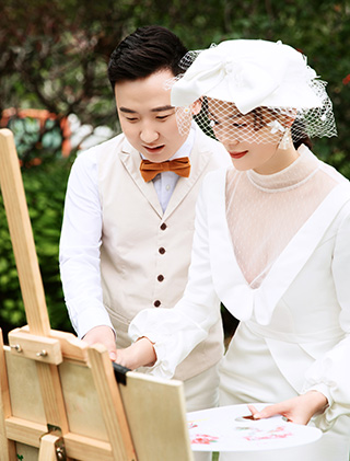 婚纱照客片-王先生和胡女士_三亚婚纱摄影主题婚纱照
